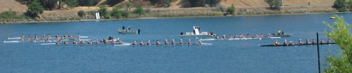 Cooling down after Div III Eight Grand Final